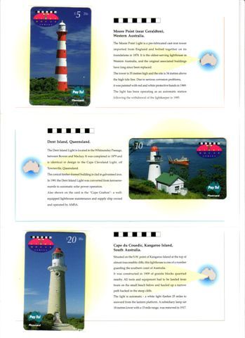 LIGHTHOUSES - Australia Old Rare Set Of MINT CARDS - 2.500 Ex. Only * Lighthouse Phare Leuchtturm Faro Farol Lanterna - Australie