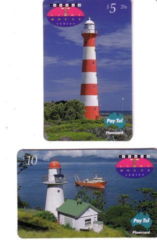 LIGHTHOUSES - Australia Old Rare Set Of MINT CARDS - 2.500 Ex. Only * Lighthouse Phare Leuchtturm Faro Farol Lanterna - Australie