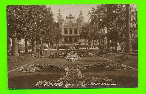 MONTE-CARLO, MONACO - LE CASINO - ANIMÉE - CH.GARNIER ARCH. - L.L. - LÉVIS ET NEURDEIN RÉUNIS - JAMAIS VOYAGÉE - - Casinò