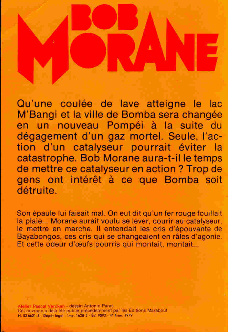 Bob Morane - La Griffe De Feu - Henri Vernes - Adventure