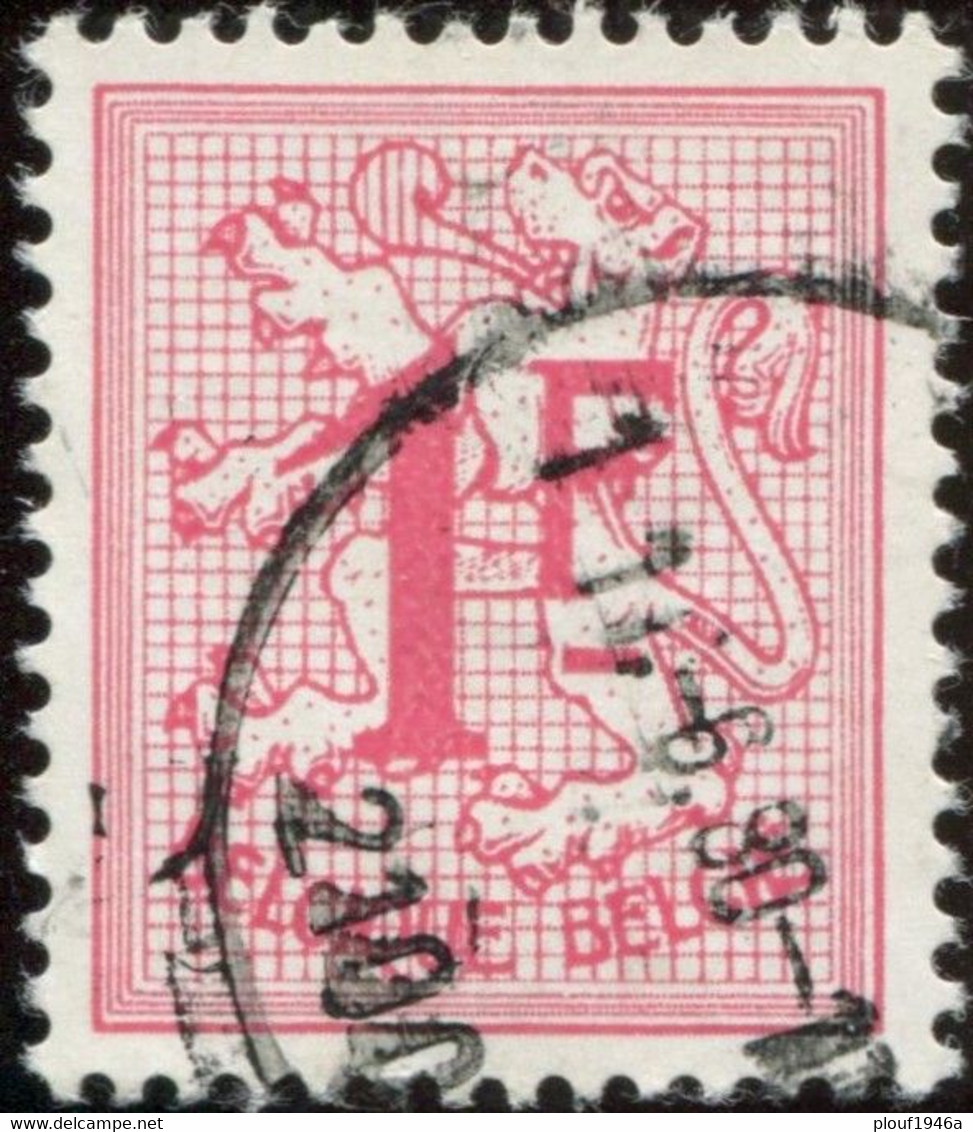 COB 1027 B A (o) / Yvert Et Tellier N° 1027 B (o) - 1951-1975 Heraldieke Leeuw