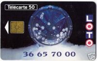 Télécarte Lotto France Telecom - 50 Unités - 10/1993 - état Impeccable - Ref 9876 - Telecom