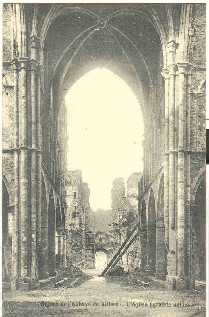 C P Villers-la-Ville, Ruines De L'abbaye, Eglise (grande Nef) - Villers-la-Ville