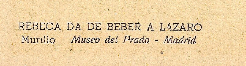 POSTKARTE-Murillo/Rebexa Da De Beber A Lazaro- (#K005) - 5 - 99 Cartoline
