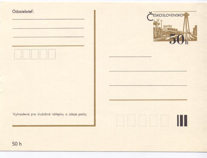 Tchécoslovaquie, Entier-postal Neuf - Altri & Non Classificati