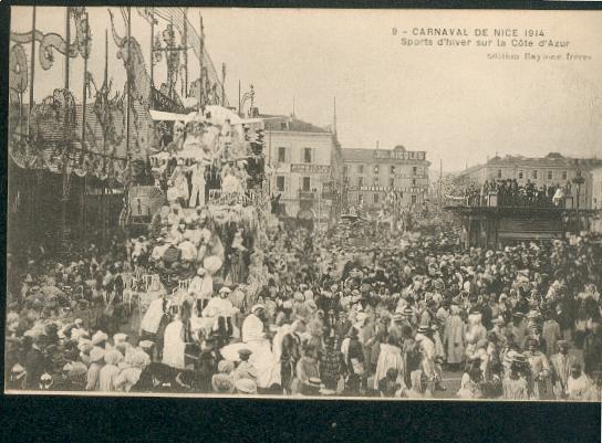Carnaval De Nice 1914. Sports D'hiver Sur La Côte D'Azur. (Très, Très Animée...) - Carnival