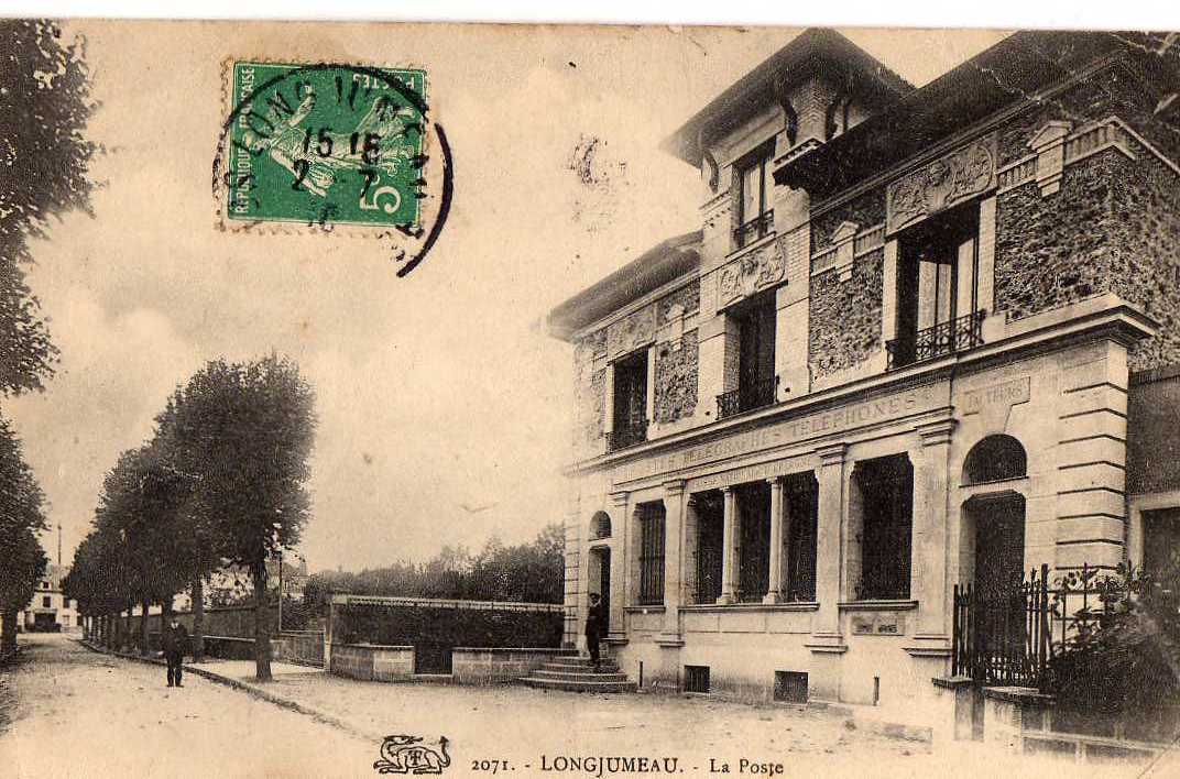 91 LONGJUMEAU Poste, Ed ? 2071, 191? - Longjumeau