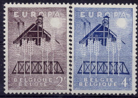Europa Cept - 1957 - Belgique * - 1957