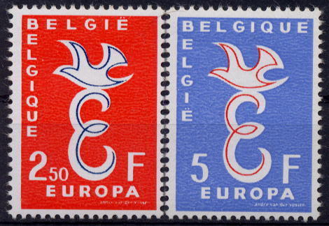 Europa Cept - 1958 - Belgique * - 1958
