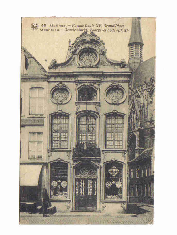 Mechelen Groote Markt Voorgevel Lodewijk N°14 - Malines