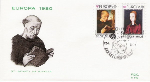 Belgie OCB 1972 / 1973 FDC - 1980