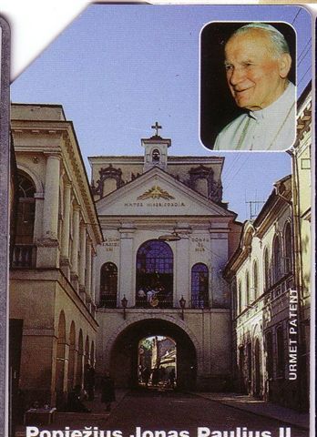 POPE JOHN PAUL II ( Lithuania First Issue Card) Pape Papst Papa Paus Karol Wojtyla Jean Juan Pablo Religion Christianity - Litauen