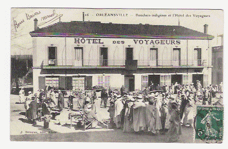 ORLEANSVILLE-BOUCHERS INDIGENES ET L'HOTEL DES VOYAGEURS. - Métiers