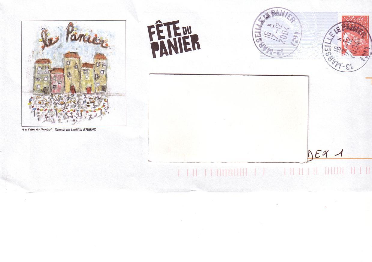 PAP MARSEILLE (BOUCHES DU RHONE) : FETE DU PANIER - Prêts-à-poster:Overprinting/Luquet