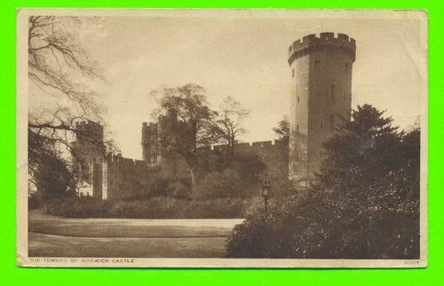 WARWICK, ENGLAND - THE TOWER OF WARWICK CASTLE - TRAVEL IN 1945 - - Warwick
