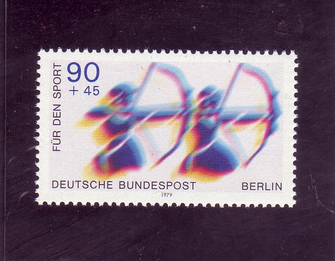 ALLEMAGNE  BERLIN  N°551   **  JO 1980     Tir A L´arc - Boogschieten