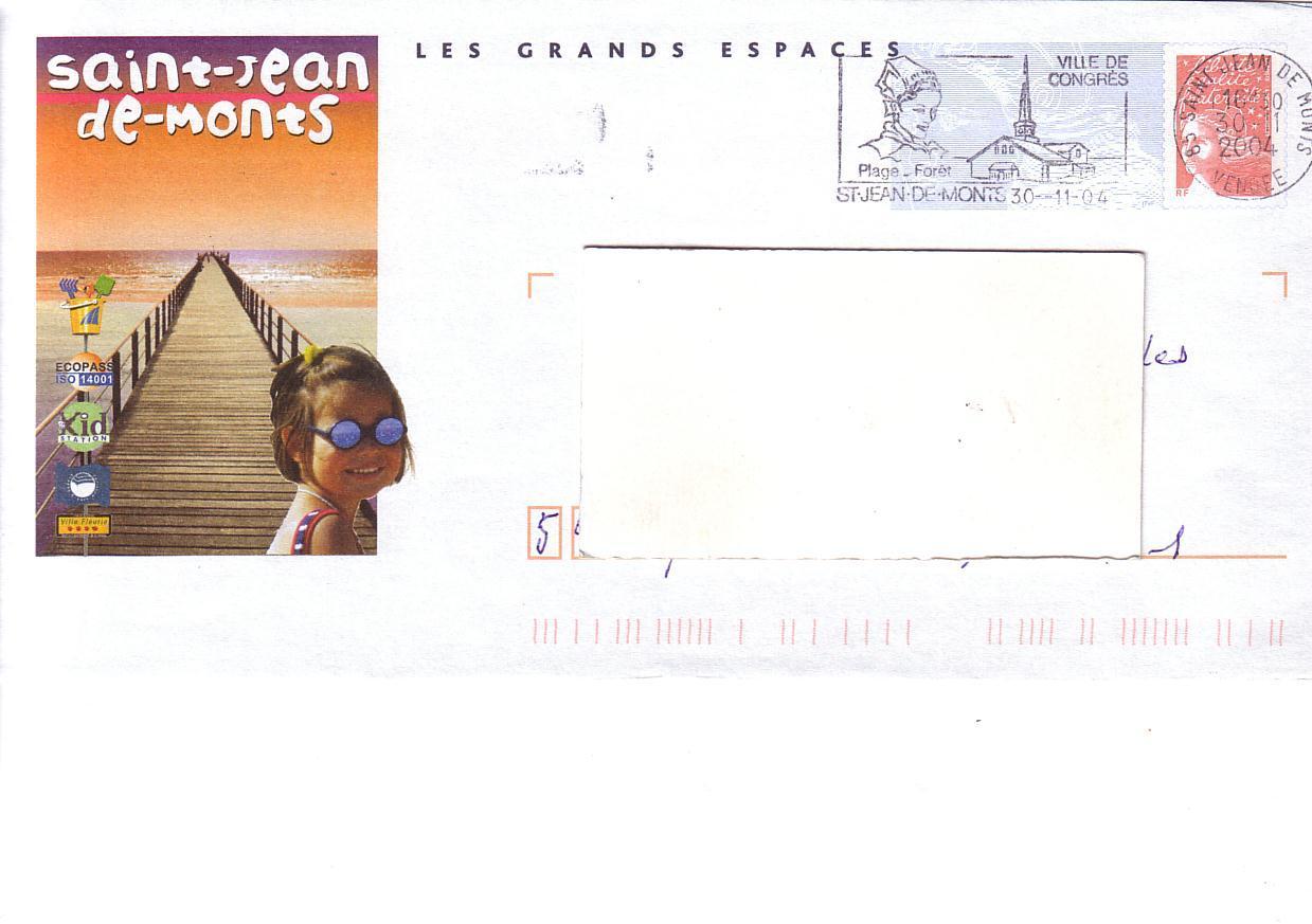 PAP SAINT JEAN DE MONTS (VENDEE) : LES GRANDS ESPACES - Prêts-à-poster:Overprinting/Luquet