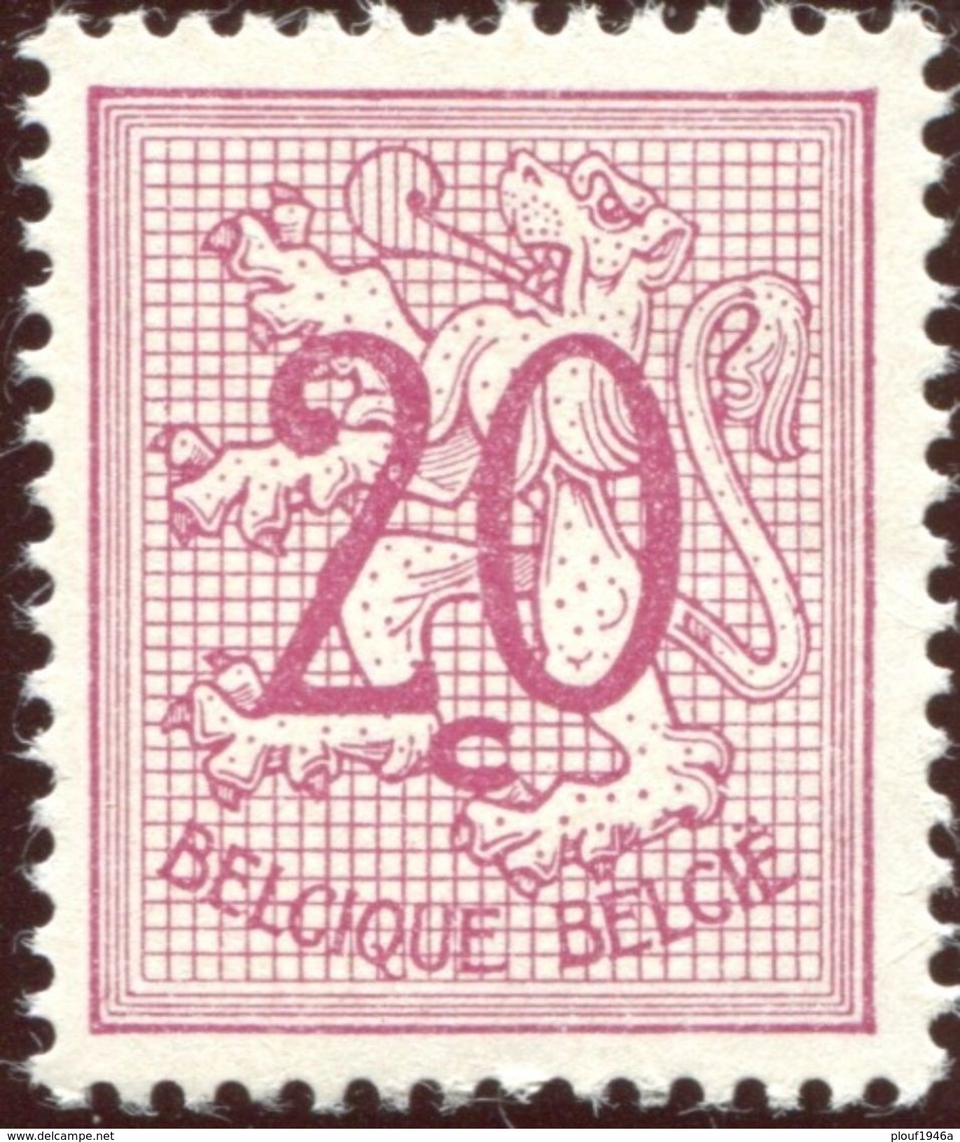 COB  851 P1 (**) / Yvert Et Tellier N°  851 (**) - 1951-1975 Heraldieke Leeuw