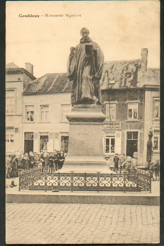 Gembloux: Monument Sigebert - Gembloux