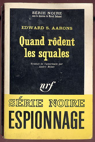 {16191} Edward S. Aarons ; Gallimard Série Noire Espionnage N° 968; EO (Fr) 1965.  " En Baisse " - Série Noire