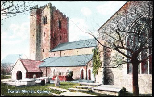 Parish Church, Conway, U.K. - Caernarvonshire