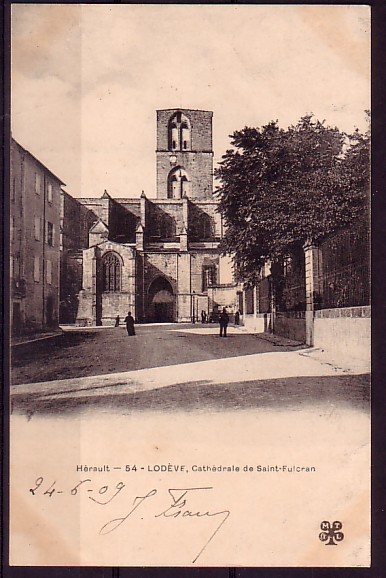 HERAULT - Lodeve - Cathedrale De St Fulcran - Lodeve