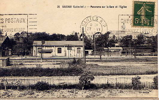 SAVENAY PANORAMA SUR LA GARE - Savenay