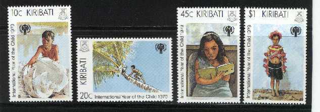 KIRIBATI 1979 MNH Stamps Year Of The Child 342-345 # 2118 - Kiribati (1979-...)