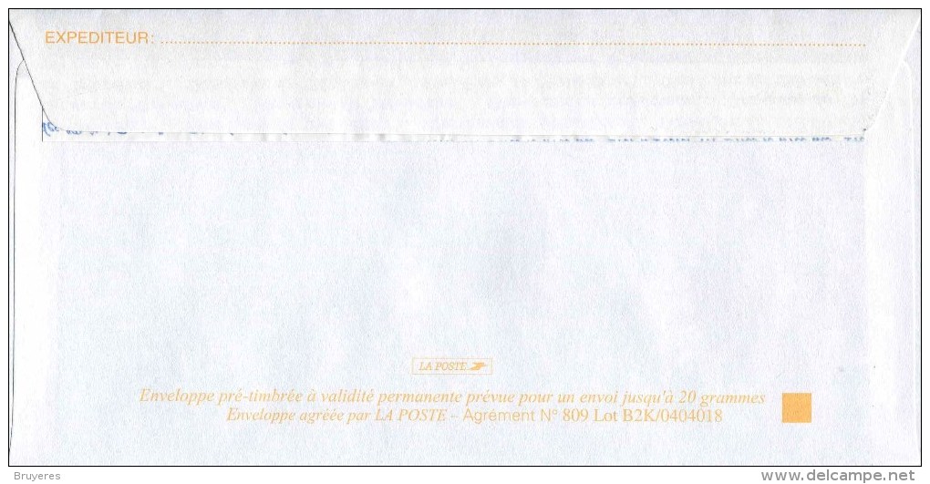 PAP Avec Timbre "Luquet/RF" Et Repiquage "Eysines" + Oblitération "20e Congrès De La Marcophilie Navale" - PAP : Bijwerking /Luquet