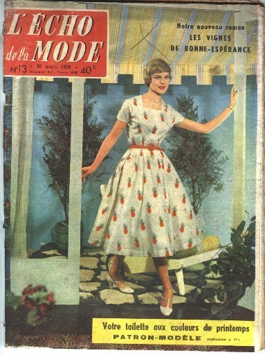 ECHO De La MODE N°13 De 1958 Célébrité - Film