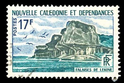 Nouvelle Calédonie-O (Y/T No, 336 - Falaises De Lekine) (o) - Usati