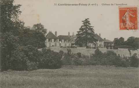 CARRIERES SOUS POISSY CHATEAU DE CHAMPFLEURI - Carrieres Sous Poissy