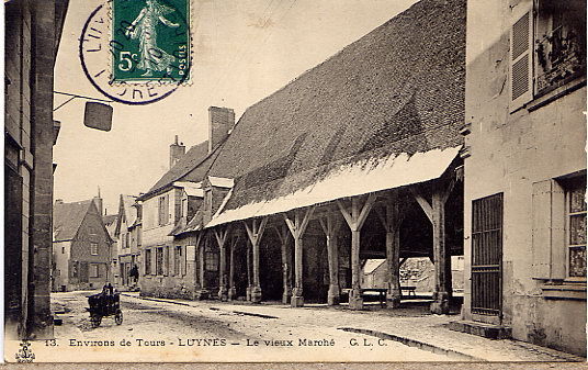 LUYNES  LE VIEU MARCHE  1910 - Luynes