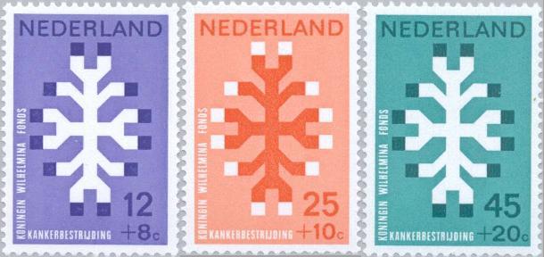 Pays-Bas Netherlands 1969 Lutte Contre Cancer Serie Complete MNH ** - Ongebruikt