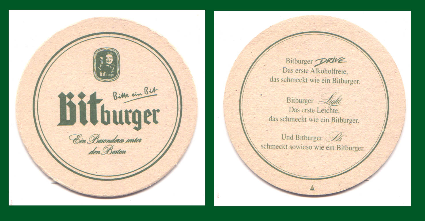 BITBURGER - Sous-bocks