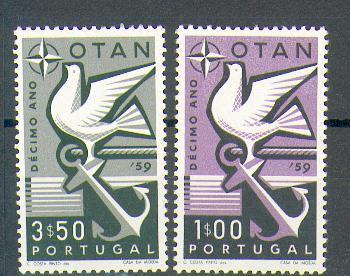 Portuga  OTAN ** (849/50) - Other & Unclassified