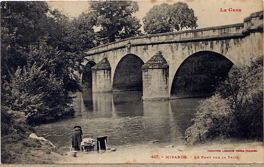 MIRANDE PONT SUR LA BAISE - Mirande