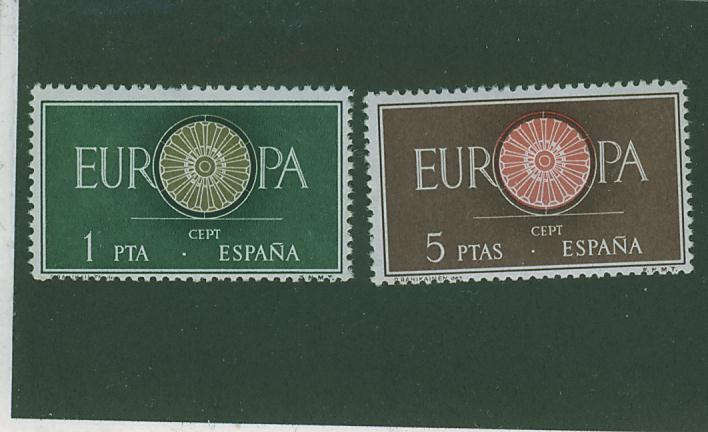 EU0162 Europa 975 à 976 Espagne 1960 Neuf ** - 1960