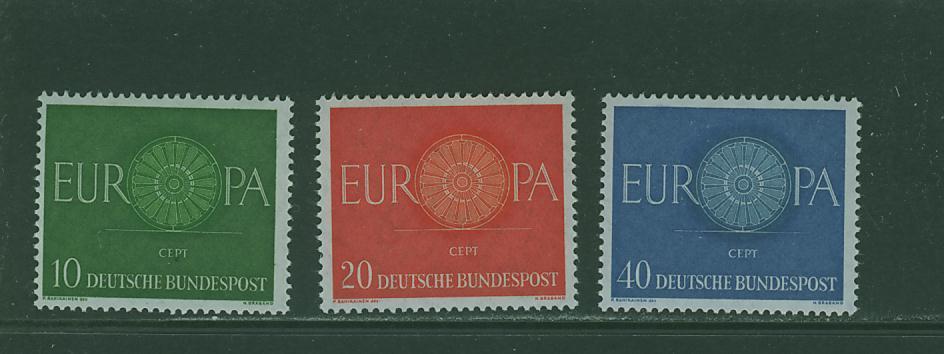 EU0158 Europa 210 à 212 Allemagne 1960 Neuf ** - 1960