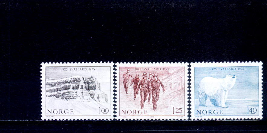 Norvege 1975 - Yv.no.665/7 Neufs** - Unused Stamps