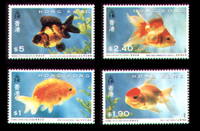 1993 HONG KONG GOLDFISH 4V MNH - Unused Stamps