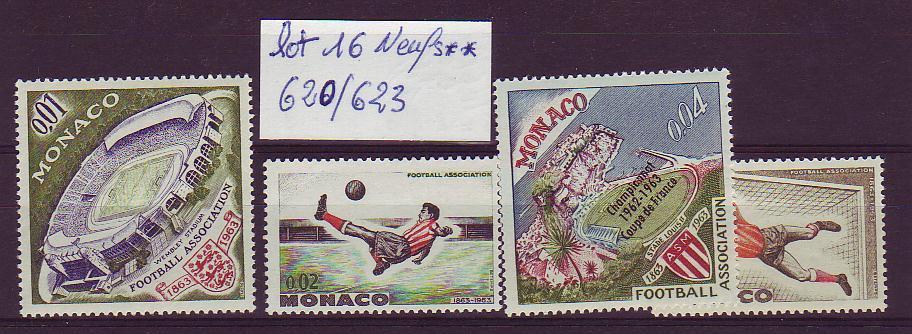 Lot N° 16 Timbres  De  Monaco  Neufs - Collections, Lots & Series