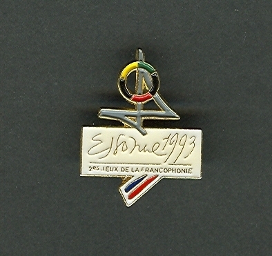 Pin Commémorant Les Deuxièmes Jeux De La Francophonie  Essonne 1993 - Jeux