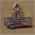 PIN'S RENAULT PIECE D'ORIGINE LE PODIUM QUALITE (7083) - Renault