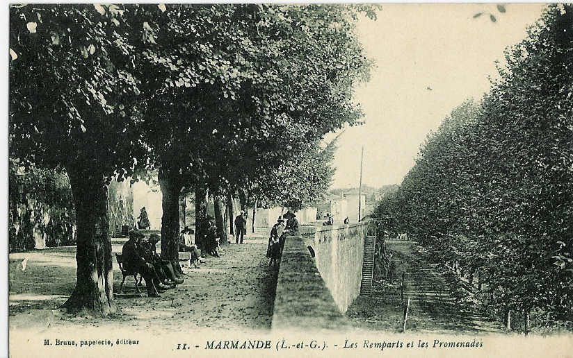 MARMANDE - Les Remparts Et Les Promenades - Marmande