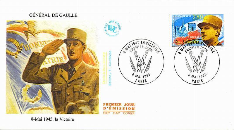 France : FDC Général De Gaule, Cachet Paris 1995. Superbe ! - De Gaulle (Général)