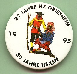 Button, Badge 24: Carnaval. Heksen, Witches, Hexen, Sorcières - Administración