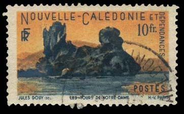 Nouvelle Calédonie-O (Y/T No, 274 - Les Tours De Notre-Dame) (o) - Used Stamps