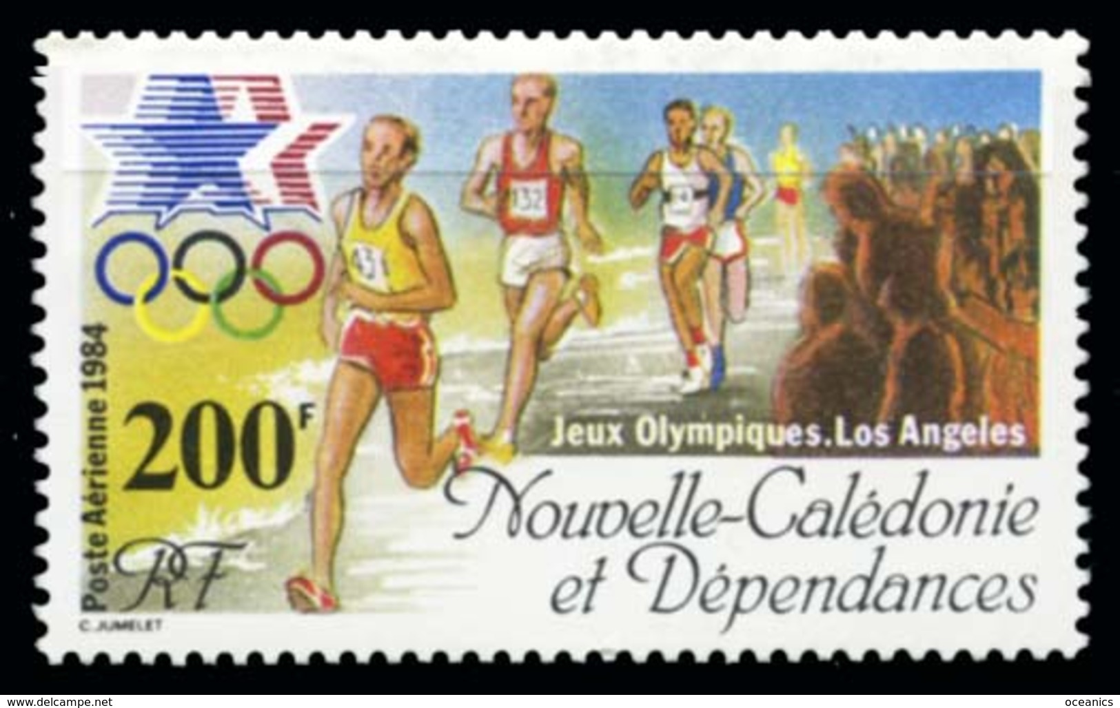 Nouvelle Calédonie (Y/T No, PA-242 - Olympique 1984) [**] - Unused Stamps