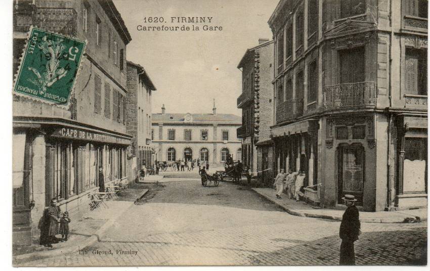 FIRMINY: CARREFOUR DE LA GARE - Firminy